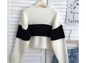 Stylish Color Block Sweater
