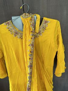 Yellow Partywear Gown