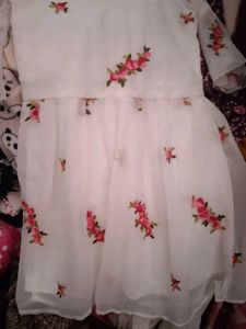 combo Floral Print Midi Dress