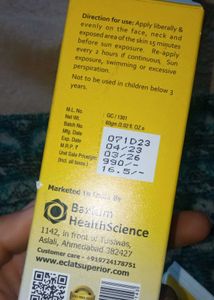 E&#39;clat Superior Double Protection Sunscreen