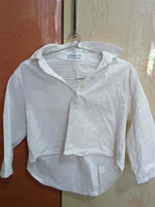 White Casual semi-shirt