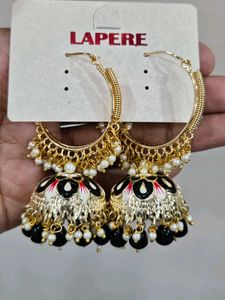 LAPERE Jhumka Hoop Earrings
