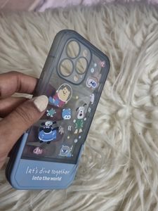 Blue Cartoon Iphone 13 Pro Case