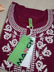 lakhanvi short reyon cotton kurti