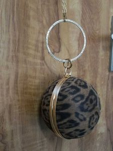 SAVANA💝BRAND NEW Leopard Print Sphere Clutch