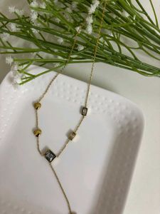 lariat style heart strings necklace anti tarnish