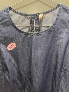 Denim Patch Dress