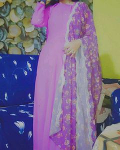 Anarkali With Dupatta
