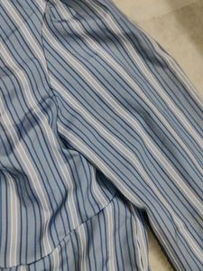 Knotted Placket Shirt Top