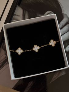 White Clover Bracelet Anti-tarnish