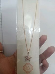 Anti Tarnish Snowflake Snake Chain Pendant ✨💌