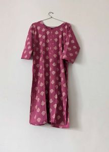 Pink Printed Kurti