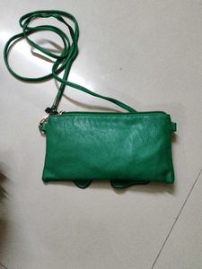Bow Crossbody leather bag