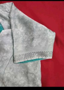 Floral Printed Saree with blouse