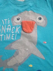 Snack Time Shark Tee