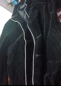 Stylish Black Velvet Jacket