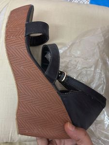 Black Wedges-Size 40