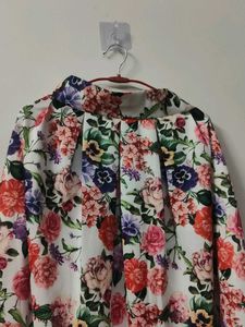 Floral Print Skirt