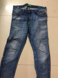United Colors Of Benetton Blue Jeans