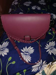 Burgundy Crossbody Bag