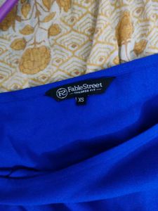 FableStreet Blue Formal Dress- XS