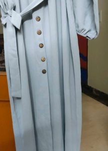 Elegant Button-Down Midi Dress