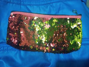 Sequins Pouch Double Shaded