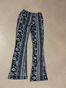 Paisley Print Flared Pants