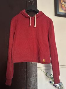 Campus Sutra Red Hoodie
