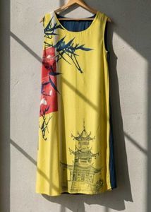 🌸 W Sleeveless A-Line Kurta – Elegant &amp; Chic 🌸