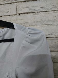 SHEIN white Blouse Top