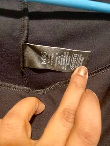 M&amp;S  Jeggings With Velvet Design