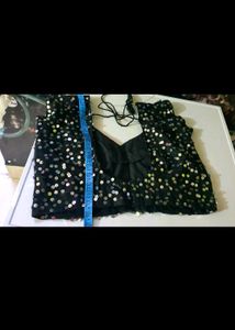 party wear black blouse