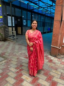 Elegant Pink Saree