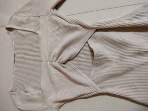 Ribbed Knit Cutout Mini Dress