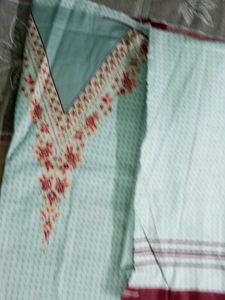 Style: Unstitched Cotton Suit
