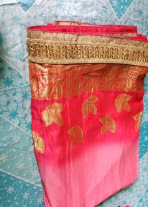 Elegant Pink Saree
