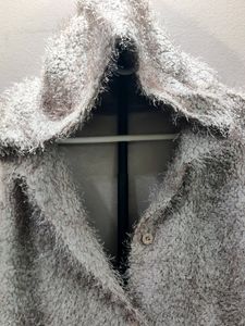 imported Sherpa Faux Fur Hooded Fleece Vest