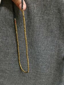 Golden Beaded Tribal Beads Necklace