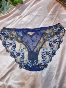 Blue Floral Lace Panties💥