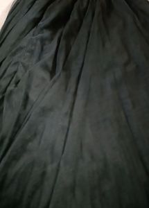 Beautiful Below Knee Length Skirt With Net Fabric.