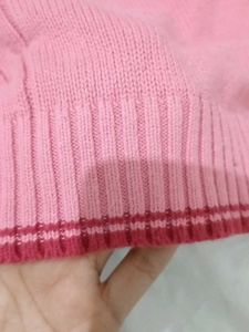 Pink Knitted Vest