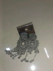 Peacock Pendant Necklace and earrings