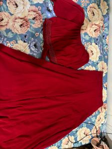Red Co Ord Set