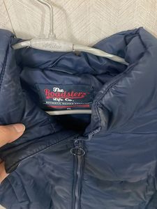 Navy Blue Puffer Jacket