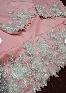 Pink Embroidered Kurta Set