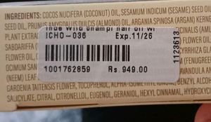 INDE WILD CHAMPI HAIR OIL