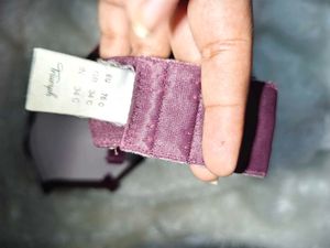 Lace Maroon Bra 34 C