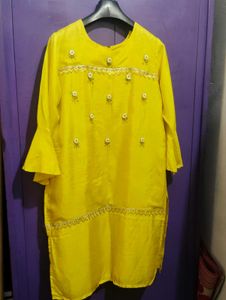 Designer Party Wear Kurta Inner Attached