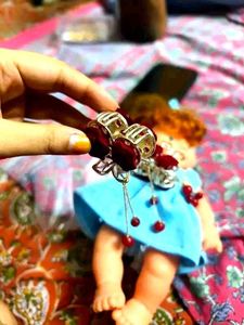Red Rose Hair Clip